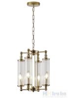 Люстра Crystal Lux TOMAS SP4 BRASS 3672/304, раздел каталога Люстры с плафонами интернет-магазина Ночи Нет
