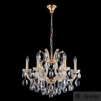 Люстра Crystal Lux HOLLYWOOD SP6 GOLD 2011/306, раздел каталога Хрустальные люстры интернет-магазина Ночи Нет
