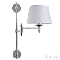 Бра Crystal Lux POESIA AP1 CHROME 2710/401, раздел каталога Бра с абажуром интернет-магазина Ночи Нет