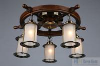 Люстра потолочная Omnilux Ferro OML-50307-05, раздел каталога Люстры с плафонами интернет-магазина Ночи Нет