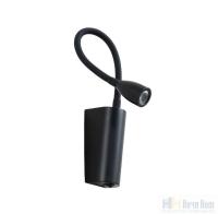 Подсветка для чтения Crystal Lux MOVI B AP3W LED BL 4163/403, раздел каталога Подсветка на гибкой ножке интернет-магазина Ночи Нет