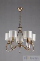 Люстра подвесная Omnilux Mellitto OML-63813-05, раздел каталога Люстры с абажурами интернет-магазина Ночи Нет