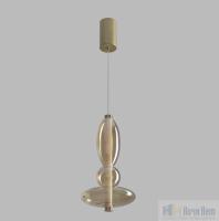 Светильник подвесной Crystal Lux QUASAR SP10W LED AMBER 3790/210, раздел каталога Подвесы 1 лампа интернет-магазина Ночи Нет