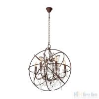 Люстра LOFT IT Foucaults Orb Crystal LOFT1897/6, раздел каталога Кованые люстры интернет-магазина Ночи Нет