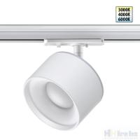 картинка Светильник трековый однофазный трехжильный Novotech Giro 358973 от магазина Ночи Нет!