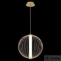 Светильник подвесной Crystal Lux SYNC SP18W LED GOLD 3143/218, раздел каталога Подвесы 1 лампа интернет-магазина Ночи Нет