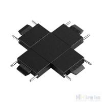 картинка Соединитель с токопроводом Х для низковольтного шинопровода Novotech Easy 135270 от магазина Ночи Нет!