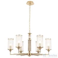 Люстра Crystal Lux GLORIA SP6 BRASS 1910/306, раздел каталога Люстры с плафонами интернет-магазина Ночи Нет