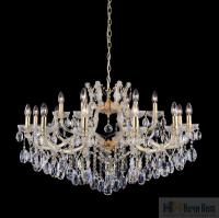 Люстра Crystal Lux HOLLYWOOD SP12+6 GOLD 2011/318, раздел каталога Большие люстры интернет-магазина Ночи Нет