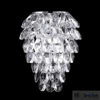 Бра Crystal Lux CHARME AP3 CHROME/TRANSPARENT 1373/403, раздел каталога Хрустальные бра интернет-магазина Ночи Нет