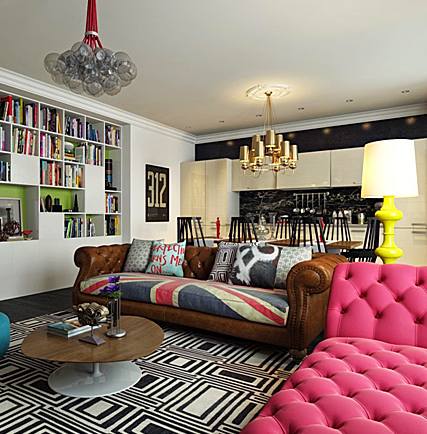 Поп-арт в интерьере