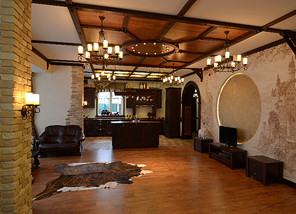 Замковый стиль в интерьере Замковый стиль в интерьере