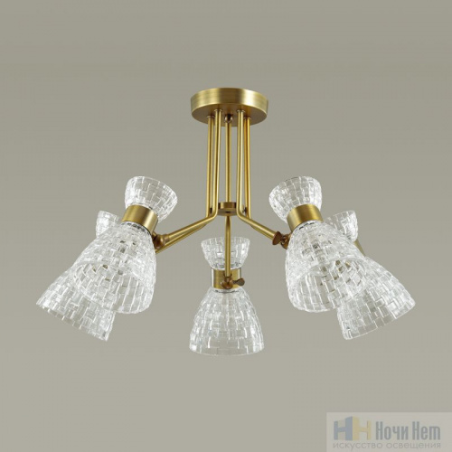 Люстра Lumion Jackie 3704/5C-0039363, раздел каталога Люстры с плафонами интернет-магазина Ночи Нет
