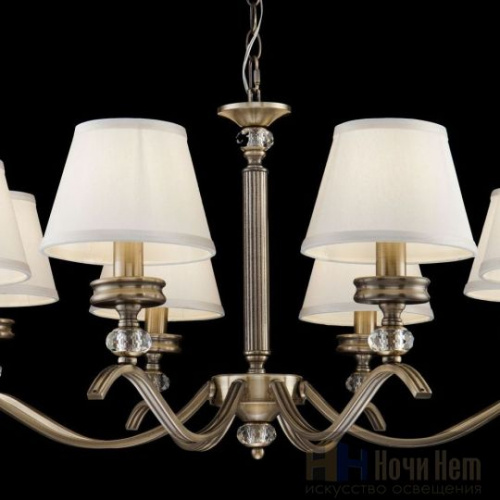 Люстра Freya Alessandra FR2016PL-08BZ, раздел каталога Люстры с абажурами интернет-магазина Ночи Нет