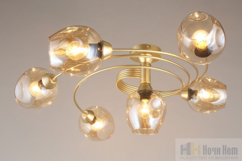Люстра Aployt Flor APL.611.07.06, раздел каталога Люстры с плафонами интернет-магазина Ночи Нет
