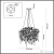 Люстра Odeon Light Chainy 5066/12, количество ламп - 12, площадь освещения - 24 кв.м Люстра Odeon Light Chainy 5066/12, раздел каталога Кованые люстры интернет-магазина Ночи Нет