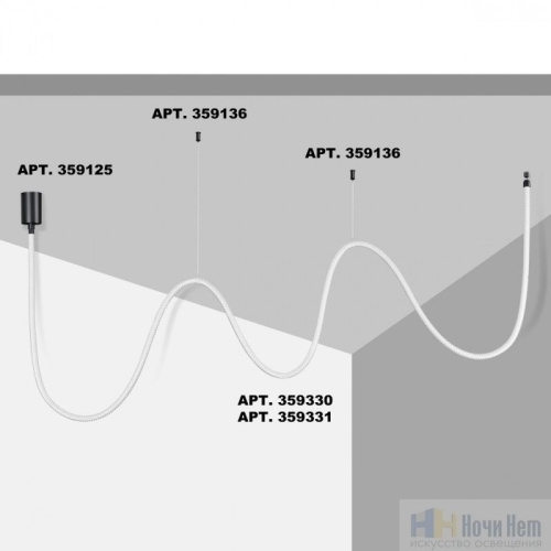 Светильник светодиодный Novotech Ramo 359330, раздел каталога Гибкий неон интернет-магазина Ночи Нет
