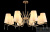 Люстра Crystal Lux RENATA SP8 GOLD 3591/308, количество ламп - 8, площадь освещения - 16 кв.м Люстра Crystal Lux RENATA SP8 GOLD 3591/308, раздел каталога Люстры с абажурами интернет-магазина Ночи Нет
