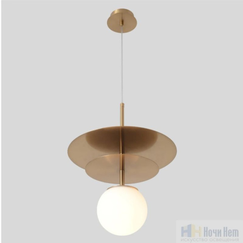 Светильник подвесной Crystal Lux UVA SP1.2 BRASS 3282/201.2, раздел каталога Подвесы 1 лампа интернет-магазина Ночи Нет