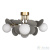 Люстра Loft IT Matisse 10008/6C Grey, количество ламп - 6, площадь освещения - 12 кв.м Люстра Loft IT Matisse 10008/6C Grey, раздел каталога Люстры с плафонами интернет-магазина Ночи Нет