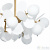 Люстра Loft IT Matisse 10008/10 white, количество ламп - 10, площадь освещения - 20 кв.м Люстра Loft IT Matisse 10008/10 white, раздел каталога Люстры с плафонами интернет-магазина Ночи Нет