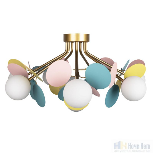 Люстра Loft IT Matisse 10008/8C Mult, раздел каталога Люстры с плафонами интернет-магазина Ночи Нет