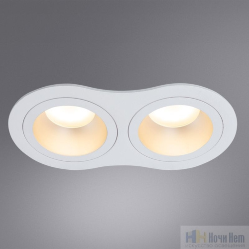 Светильник встраиваемый Arte Lamp Alkes A2161PL-2WH, раздел каталога Поворотные точечные светильники интернет-магазина Ночи Нет