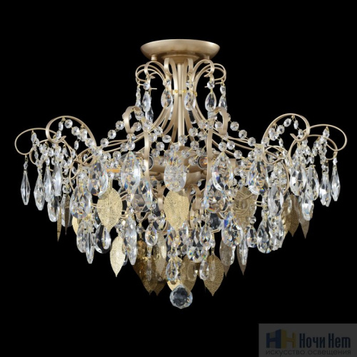 Люстра Crystal Lux ESMIRALDA PL6 GOLD 0523/106, раздел каталога Хрустальные люстры интернет-магазина Ночи Нет