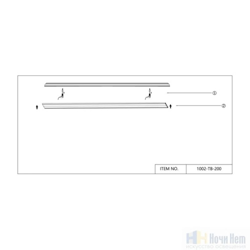 картинка Шинопровод Favourite Unica 1002-TB-200 от магазина Ночи Нет!