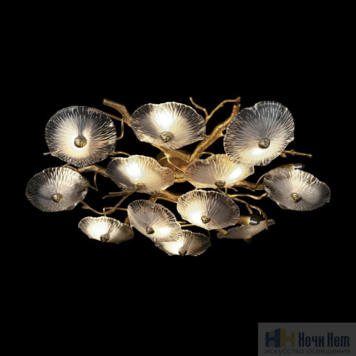 Люстра LOFT IT Bloom 10352/800C AB, раздел каталога Люстры с плафонами интернет-магазина Ночи Нет