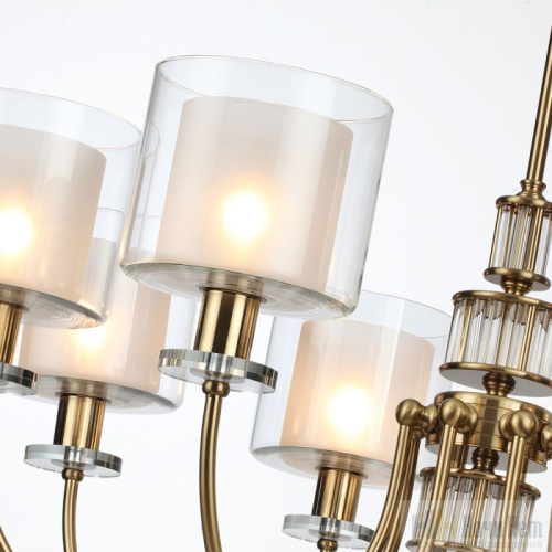 Люстра Odeon Light Saga 5088/8, раздел каталога Люстры с плафонами интернет-магазина Ночи Нет