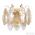 Бра Crystal Lux TREVI AP2 BRASS 3220/402, количество ламп - 2, площадь освещения - 4 кв.м Бра Crystal Lux TREVI AP2 BRASS 3220/402, раздел каталога Хрустальные бра интернет-магазина Ночи Нет