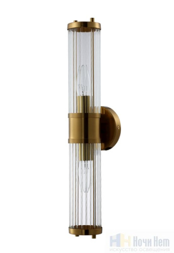 Бра Crystal Lux SANCHO AP2 BRASS 3652/402, раздел каталога Бра с плафоном интернет-магазина Ночи Нет