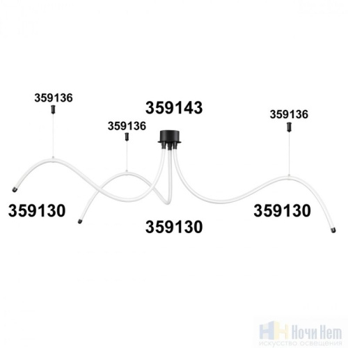 Светильник светодиодный Novotech Ramo 359131, раздел каталога Гибкий неон интернет-магазина Ночи Нет
