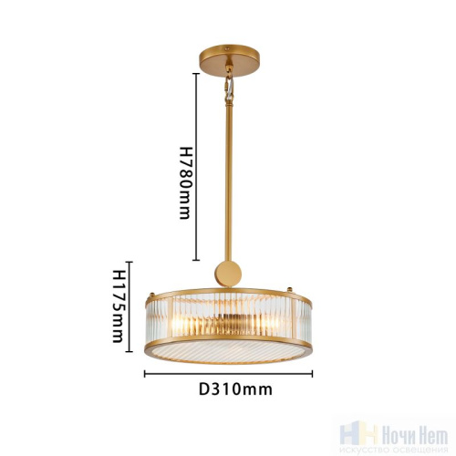 Люстра Favourite Radiales 3099-3P, раздел каталога Люстры с плафонами интернет-магазина Ночи Нет