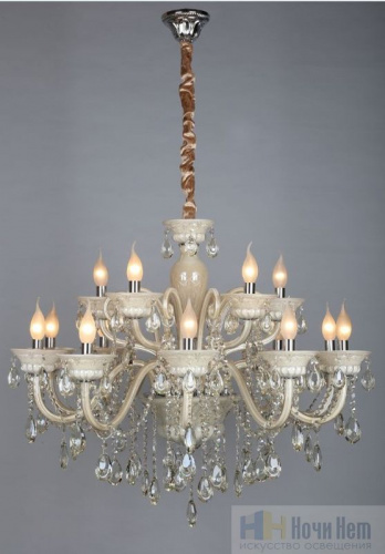 Люстра подвесная Omnilux Teramo OML-30503-15, раздел каталога Большие люстры интернет-магазина Ночи Нет