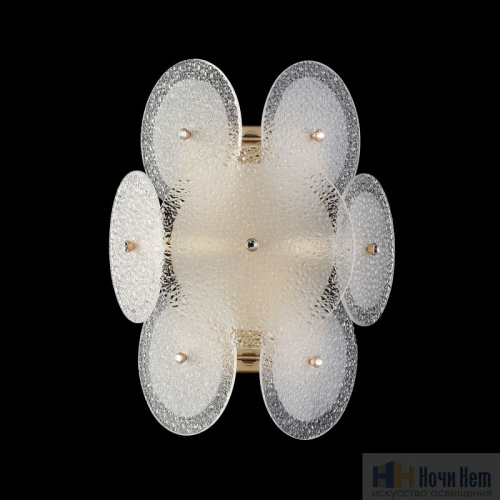 Бра Crystal Lux DANDELION AP2 GOLD 4060/402, раздел каталога Стеклянные бра интернет-магазина Ночи Нет