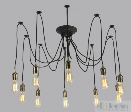 Люстра подвесная Omnilux Ottavia OML-91203-10, раздел каталога Кованые люстры интернет-магазина Ночи Нет