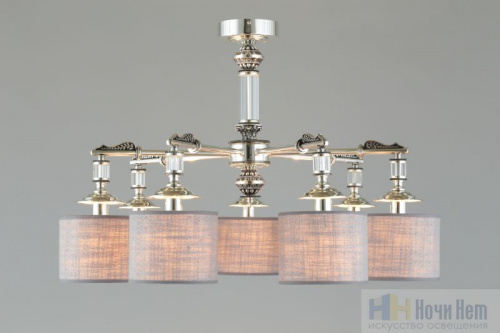 Люстра потолочная Omnilux Rovigo OML-64317-07, раздел каталога Люстры с абажурами интернет-магазина Ночи Нет