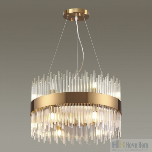 Люстра подвесная Odeon Light Focco 4722/12, раздел каталога Стеклянные люстры интернет-магазина Ночи Нет