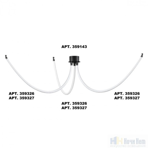 Светильник светодиодный Novotech Ramo 359327, раздел каталога Гибкий неон интернет-магазина Ночи Нет