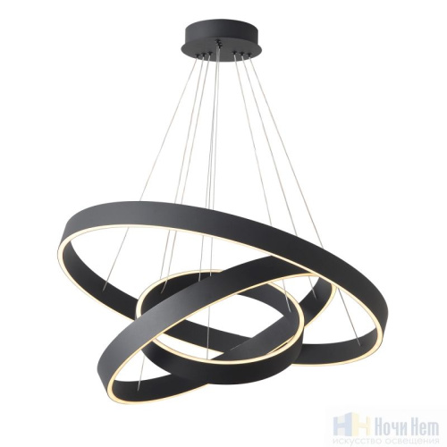 Люстра Crystal Lux TRON SP158W LED BLACK 4040/303, раздел каталога Светодиодные люстры интернет-магазина Ночи Нет