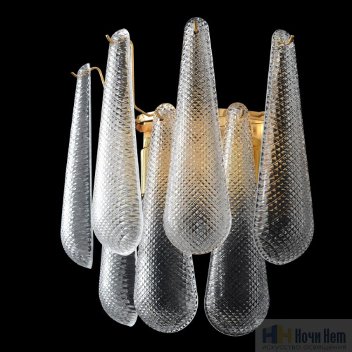 Бра Crystal Lux FONTAIN AP2 GOLD 1802/402, раздел каталога Стеклянные бра интернет-магазина Ночи Нет