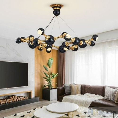 Люстра ImperiumLoft Atomic Round Suspension 101437-26, раздел каталога Люстры с плафонами интернет-магазина Ночи Нет