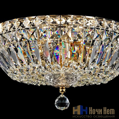 Люстра потолочная Maytoni Basfor DIA100-CL-03-G, раздел каталога Хрустальные люстры интернет-магазина Ночи Нет