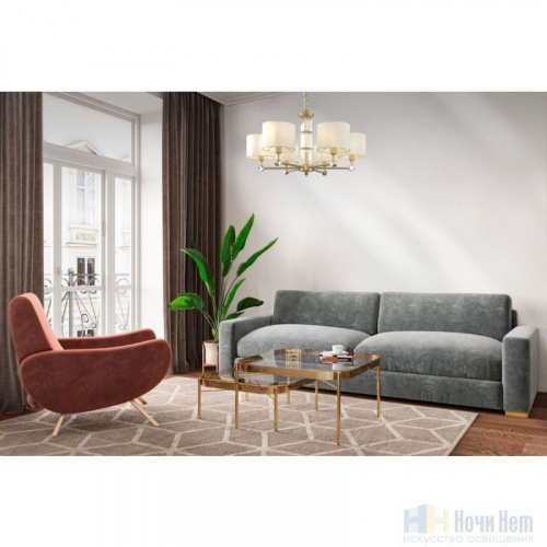 Люстра Maytoni Alloro MOD088PL-06BS, раздел каталога Люстры с абажурами интернет-магазина Ночи Нет