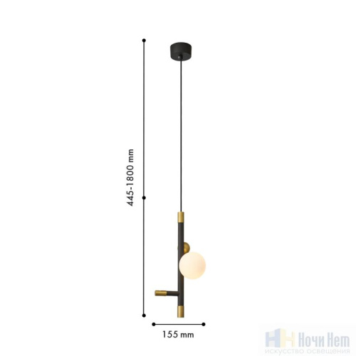 Светильник подвесной Favourite Sparrow 4324-1P, раздел каталога Подвесы 1 лампа интернет-магазина Ночи Нет
