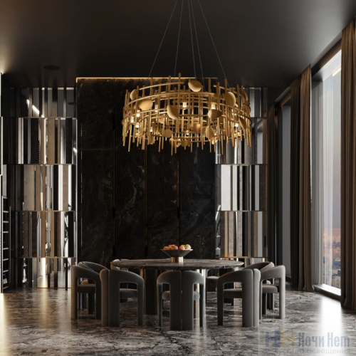 Люстра LOFT IT Escama 10396/1000C, раздел каталога Люстры с плафонами интернет-магазина Ночи Нет