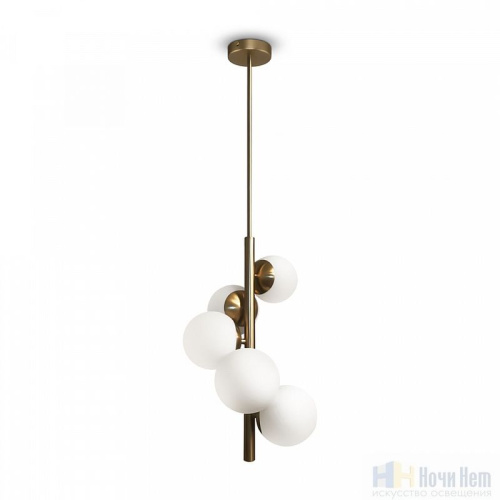 Люстра Freya Zing FR5199PL-05BS1, раздел каталога Люстры с плафонами интернет-магазина Ночи Нет