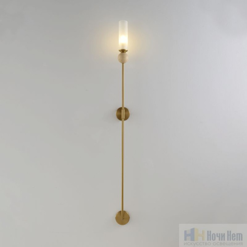 Бра Crystal Lux SIMPLY AP1.2 BRASS 4080/401.2, раздел каталога Бра с плафоном интернет-магазина Ночи Нет